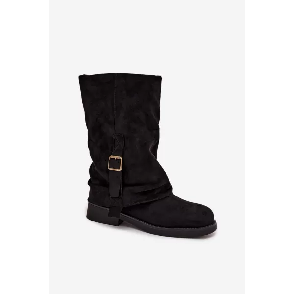  Cizme de dama BOTO MM-15 NEGRU 