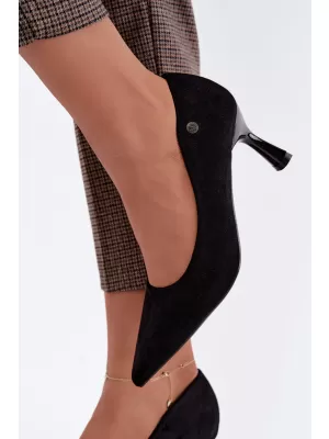 Pompe de dama VINCEZA 62323 NEGRU MAT