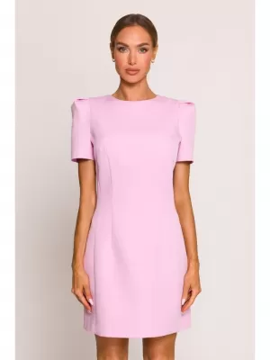 Rochie MOE M777 ROZ BOMBOANĂ