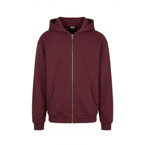  Hanorac pentru bărbați URBAN CLASSICS TB7284-00606 BURGUNDIA 