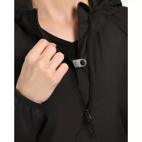  Blazer de vânt pentru femei KILPI ANORI-W 1L0111KI NEGRU 