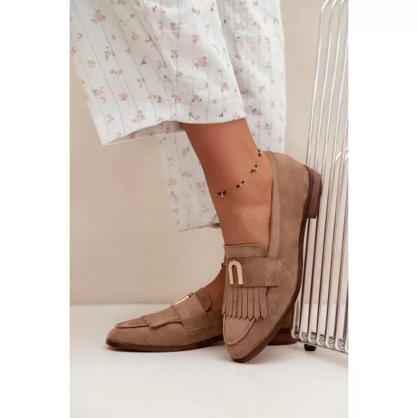  Mocasini de dama BOTO 3742 KAKI 