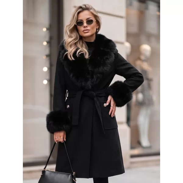  Palton de damă DSTREET TY6074 NEGRU 