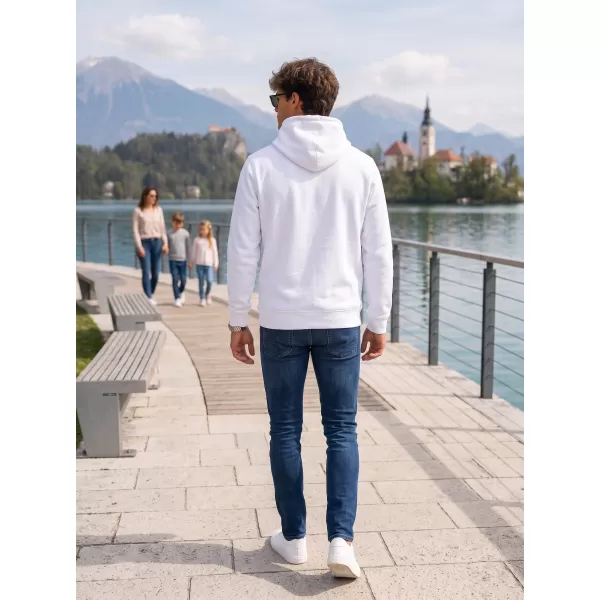  Hanorac pentru bărbați ALTISPORT NP/ALMST44001 ALB 