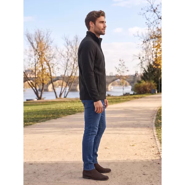  Hanorac pentru bărbați din fleece ALPINE PRO SIUS 4 NEGRU 