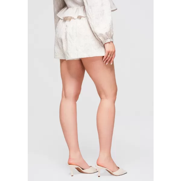  Pantaloni scurți de damă OMBRE OW-ST-E0012 BEJ 