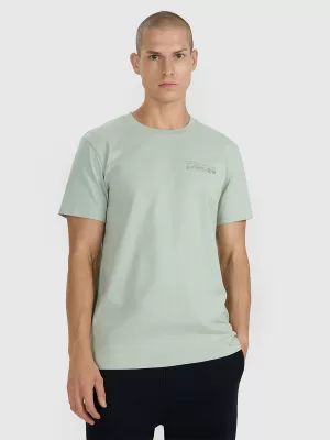 Tricou pentru bărbați 4F WAW25TTSHM2372 MENTĂ