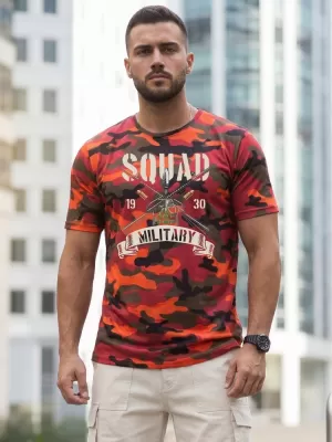 Tricou pentru bărbați DSTREET NX2005R-OR-M PORTOCALE