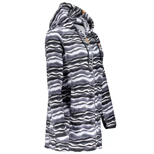  Hanorac de damă din fleece ALTISPORT ILANI NEGRU 