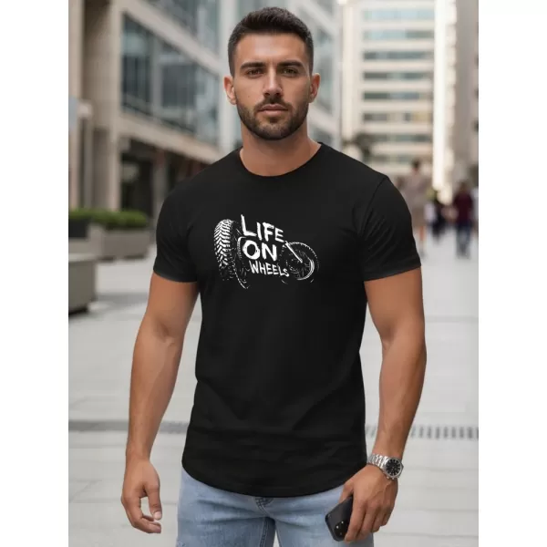  Tricou pentru bărbați DSTREET NX5016R-BK NEGRU 