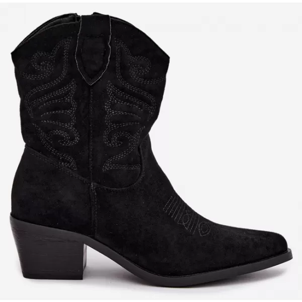  Botine de dama BOTO 6508 NEGRU 