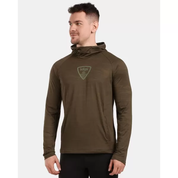  Tricou funcțional pentru bărbați KILPI AILEEN-M 1M0308KI KAKI 