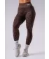 Jambiere de damă NEBBIA PRIMAL 849 LEOPARD MARO ÎNCHIS
