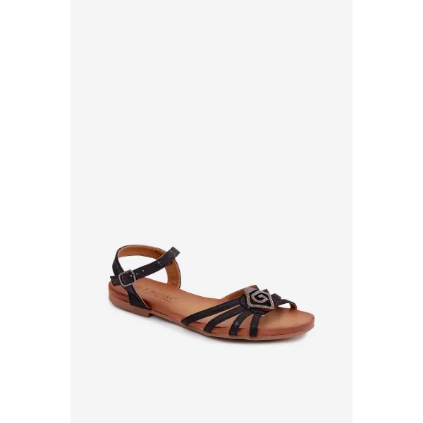  Sandale de dama S.BARSKI KV61-6056 NEGRU 