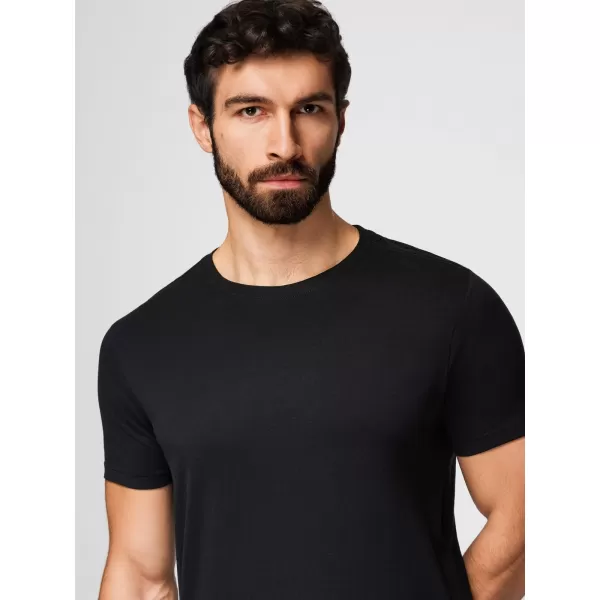  Tricou pentru bărbați OMBRE OM-TSBS-0268 NEGRU/VERDE/KAKI 