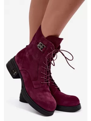 Botine de dama VINCEZA 67044 BURGUNDIA