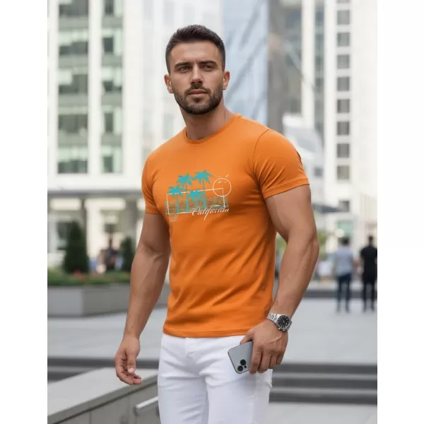  Tricou pentru bărbați DSTREET NX5020R PORTOCALE 