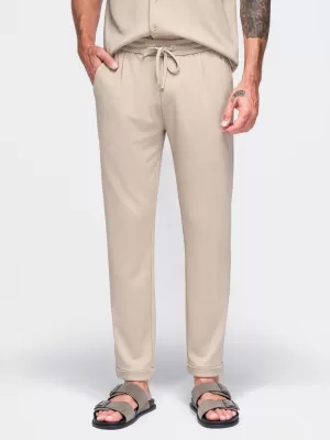 Pantaloni scurți pentru bărbați OMBRE OM-PACP-0306 BEJ