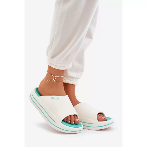  Papuci de damă BIG STAR SHOES NN274A038 ALB 