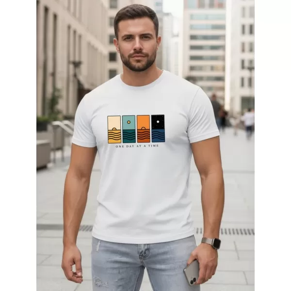  Tricou pentru bărbați DSTREET NX5103R-WH ALB 