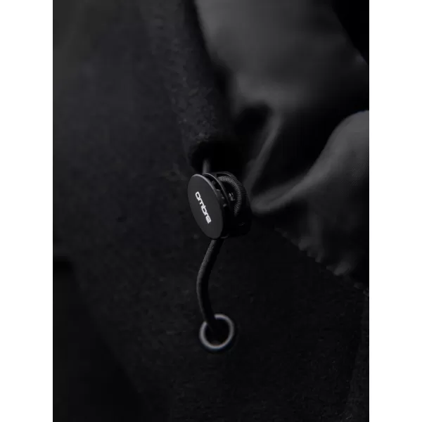  Parka pentru bărbați OMBRE OM-COWC-0161 NEGRU 