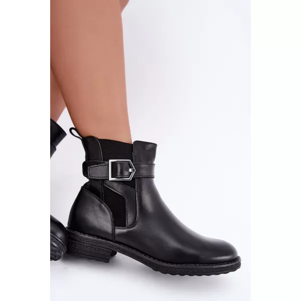  Pantofi de dama SERGIO LEONE BT-43-S NEGRU 