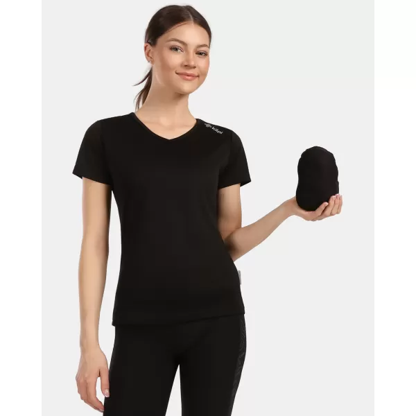  Blazer de vânt pentru femei KILPI ROSA-W 1L0109KI NEGRU 