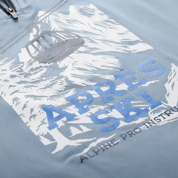  Tricou pentru copii cu uscare rapidă ALPINE PRO STANSO ASHLEY ALBASTRU VARIANTA PE 