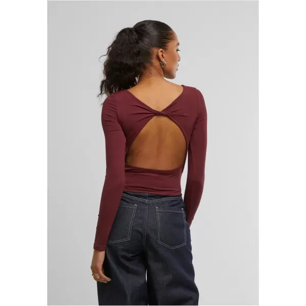  Tricou de damă URBAN CLASSICS TB7721 CIREAȘĂ 
