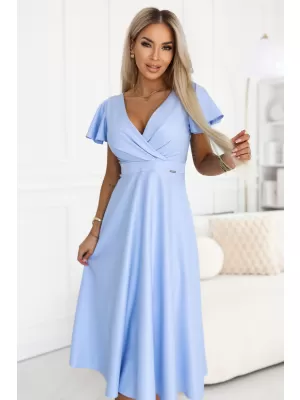 Rochie NUMOCO 675-1 ALBASTRU DESCHIS