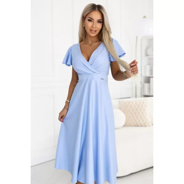  Rochie NUMOCO 675-1 ALBASTRU DESCHIS 