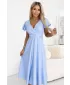 Rochie NUMOCO 675-1 ALBASTRU DESCHIS