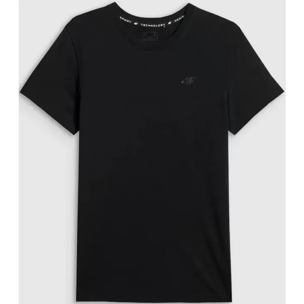  Tricou pentru bărbați 4F WAW25TTSHM2401 NEGRU ADÂNC 