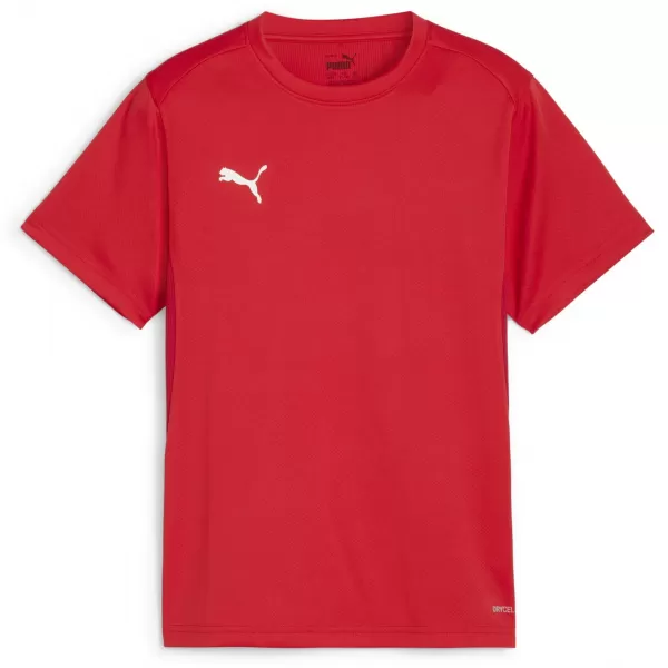  Tricou pentru copii PUMA TEAMGOAL JERSEY JR 658637-01 PUMA RED/PUMA WHITE/FAST RED 