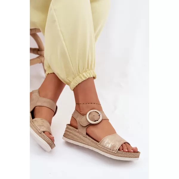  Sandale de dama INBLU RV000013 NISIP 