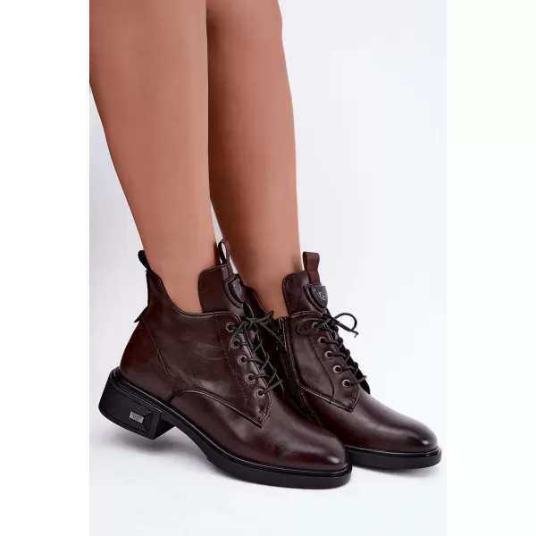  Pantofi de dama VINCEZA 133145 PIELE MARO 