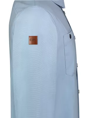 Cămașă de flanel pentru bărbați NORDBLANC HAZE NBSSM8370 ALBASTRU
