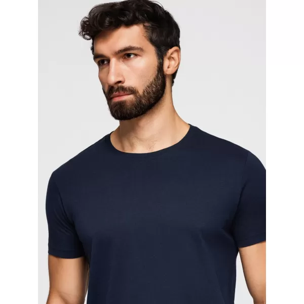  Tricou pentru bărbați OMBRE OM-TSBS-0268 NEGRU/VERDE/KAKI 