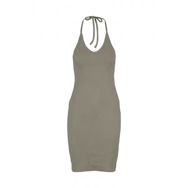  Rochie URBAN CLASSICS TB7547-18328 MĂSLINE PALID 