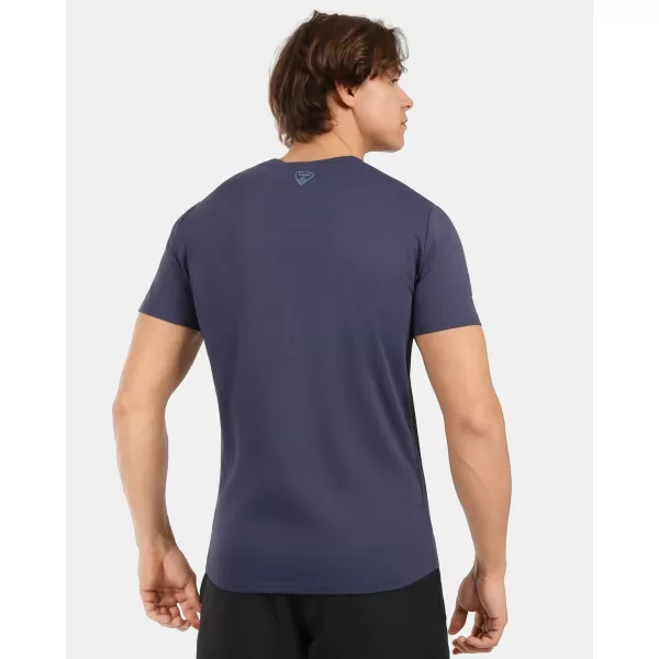  Tricou funcțional pentru bărbați KILPI DIXIE-M 1M0303KI ALBASTRU ÎNCHIS 