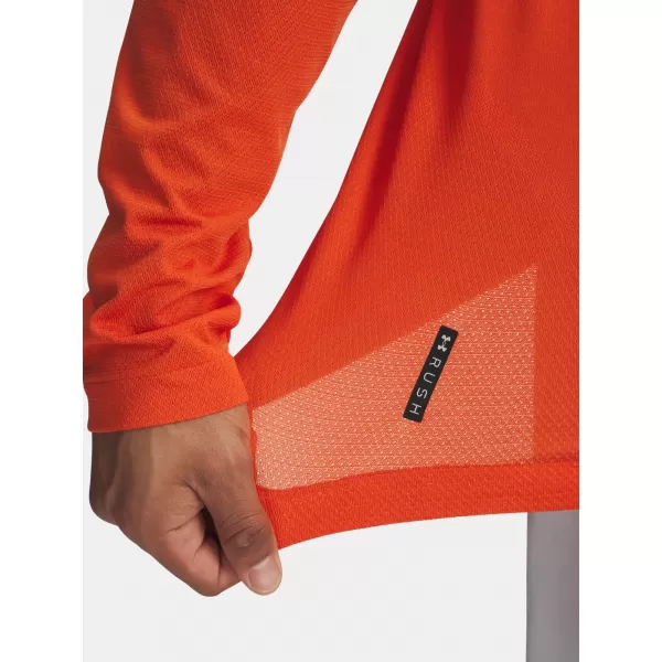  Tricou pentru bărbați UNDER ARMOUR VANISH ELITE SEAMLESS 1/4 ZP 1382798-844 PORTOCALE 