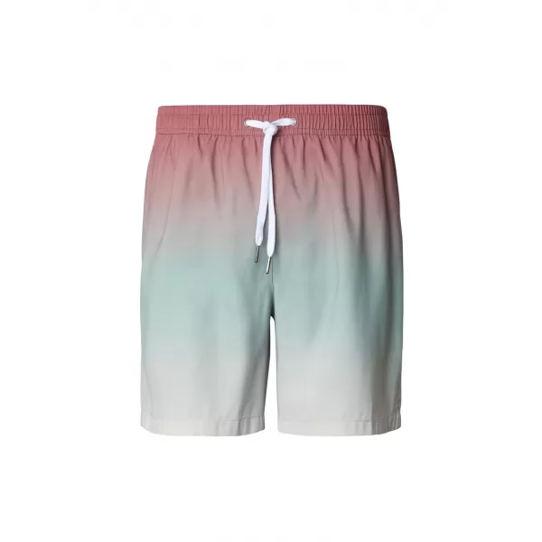  Pantaloni scurți de înot pentru bărbați URBAN CLASSICS TB8452-22413 GRADIENT VERDE 