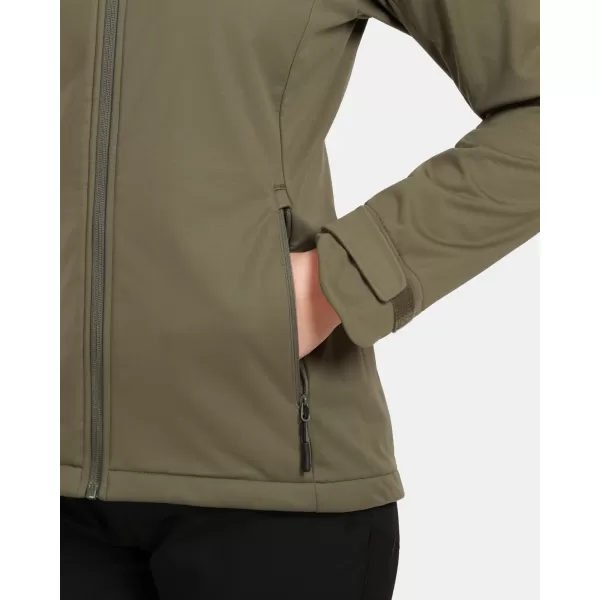  Jachetă softshell pentru femei KILPI ONTAVIA-W 1L0113KI VERDE 