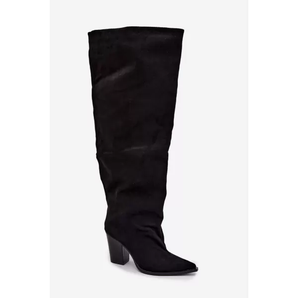  Cizme de dama BOTO 2573A-1 NEGRU 