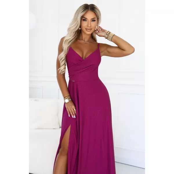  Rochie NUMOCO 299-21 BROCART FUCSIA 