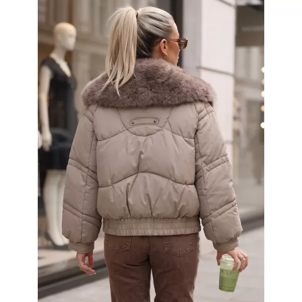  Geaca de dama DSTREET TY6009 CARAMEL 
