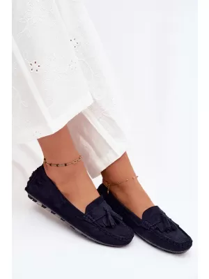 Mocasini de dama BOTO W2551 ALBASTRU