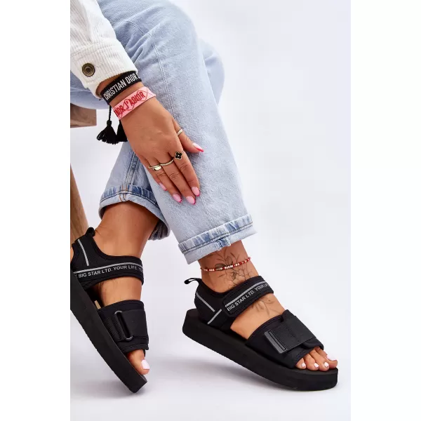 Sandale de dama BIG STAR SHOES LL274784 NEGRU 