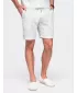 Pantaloni scurți pentru bărbați OMBRE OM-SRCS-0208 APROAPE ALB