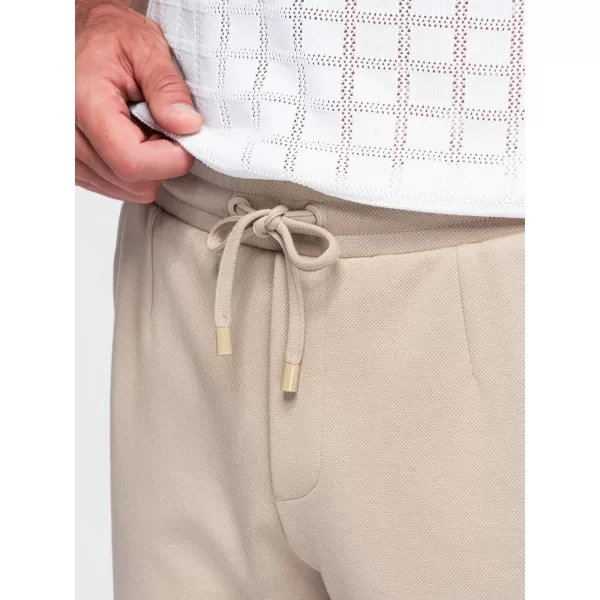  Pantaloni scurți pentru bărbați OMBRE OM-SRCS-0206 BEJ 